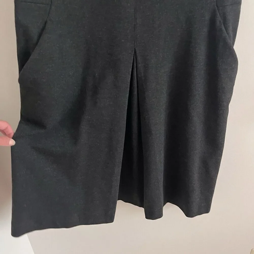 MM LaFleur Black Knit Midi Shift Dress